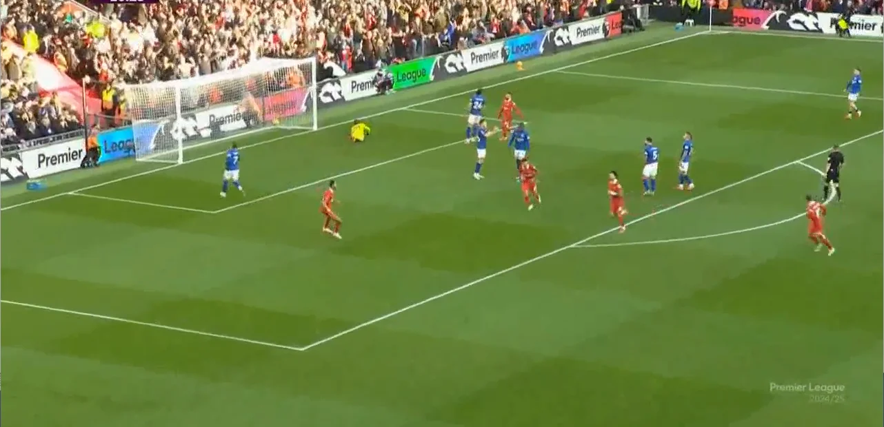 Tore des Spiels Liverpool gegen Ipswich Town in der Premier League